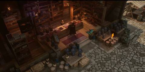 Dragonkin The Banished a shop in the city