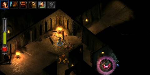 Dungeon exploration with a group of adventurers in The Temple of Elemental Evil