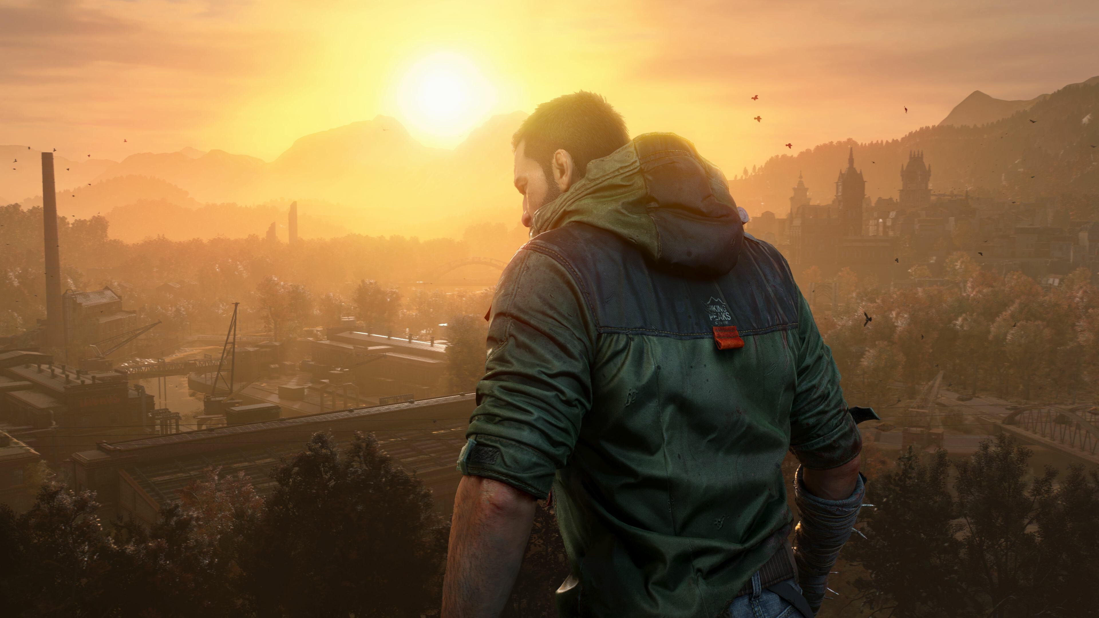 Dying Light The Beast Protagonist Wearing A hoodie