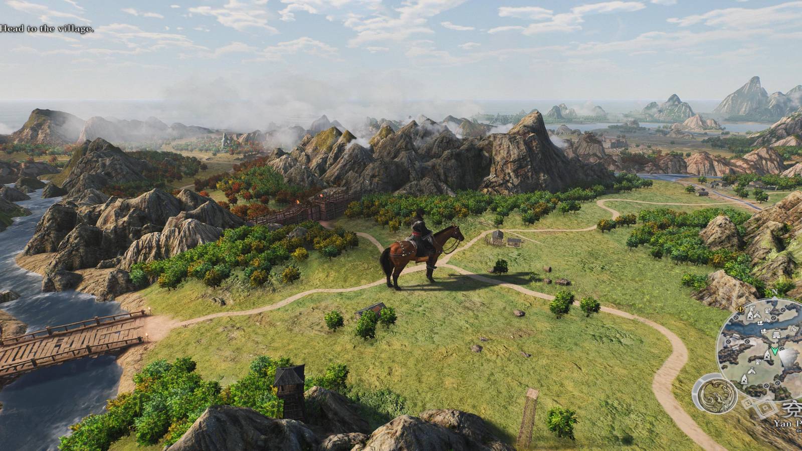 The Player Riding A Horse In The Overworld 