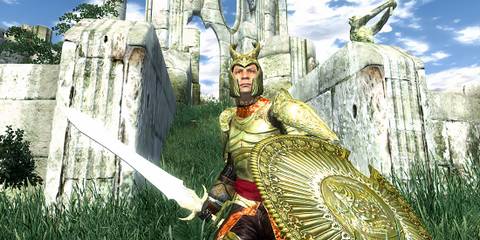 Elder Scrolls 4 Oblivion Imperial Soldier armed