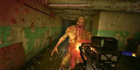 Eliminate the Bloodsucker in the CSC Building Basement in Pripyat Stalker 2