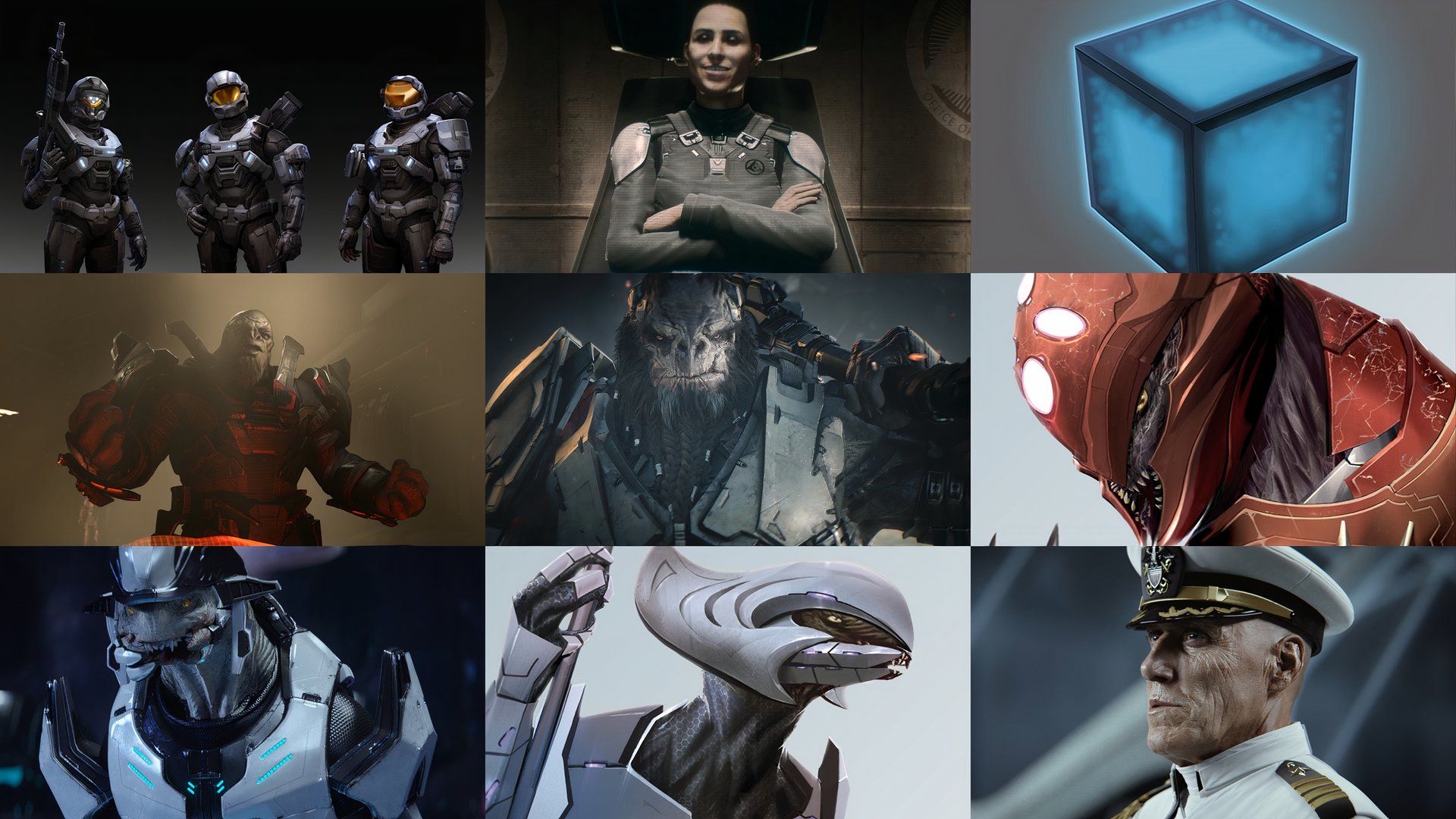 Halo: Empty Throne Characters