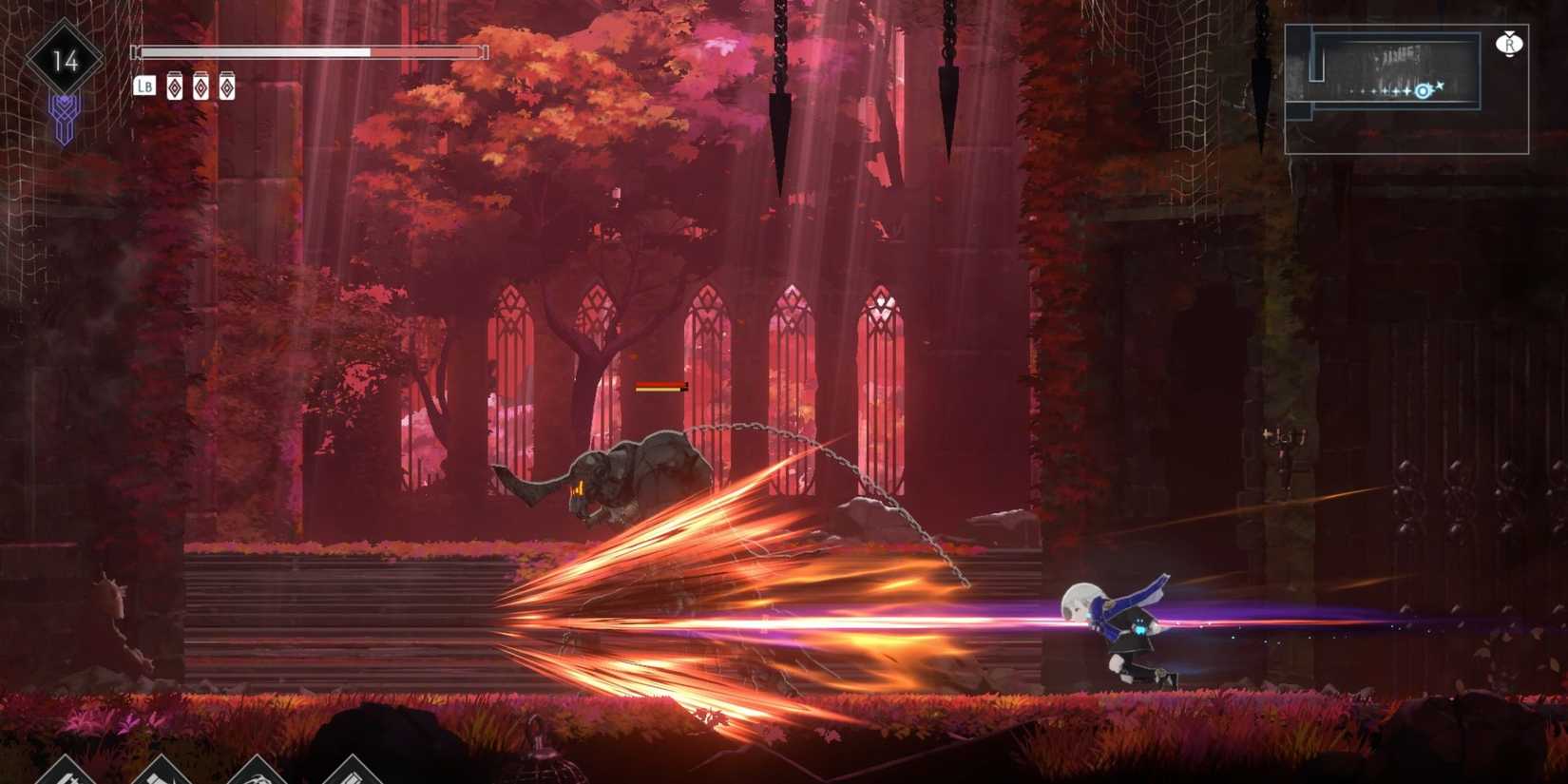 ender-magnolia-bloom-in-the-mist-shackled-beast-chain-swing-attack