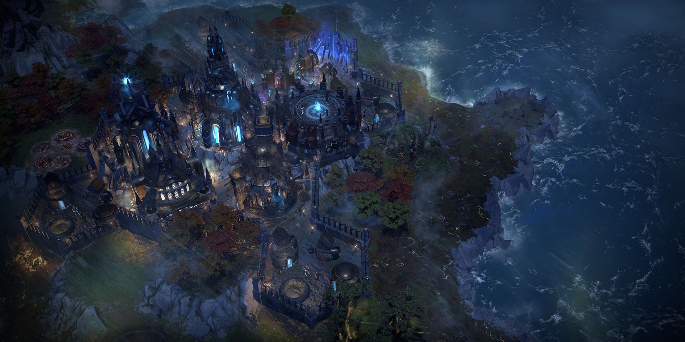 endless legend 2 city at night