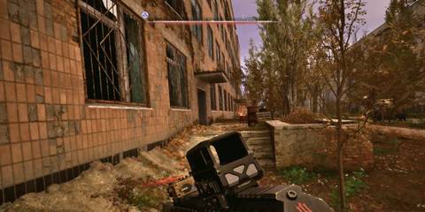 Enter the Hospital Building to Get Bulwark Exosuit Lead Container Blueprint Stalker 2