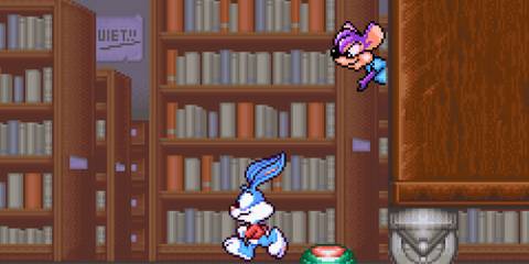 Escaping a trap in Tiny Toon Adventures Buster Busts Loose