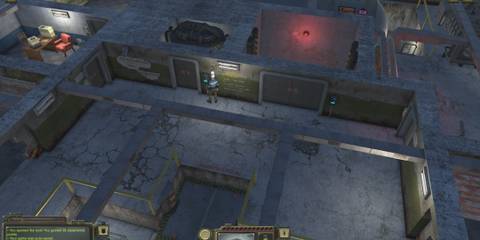 Exploring a high-tech bunker in Atom RPG, an overlooked RPG
