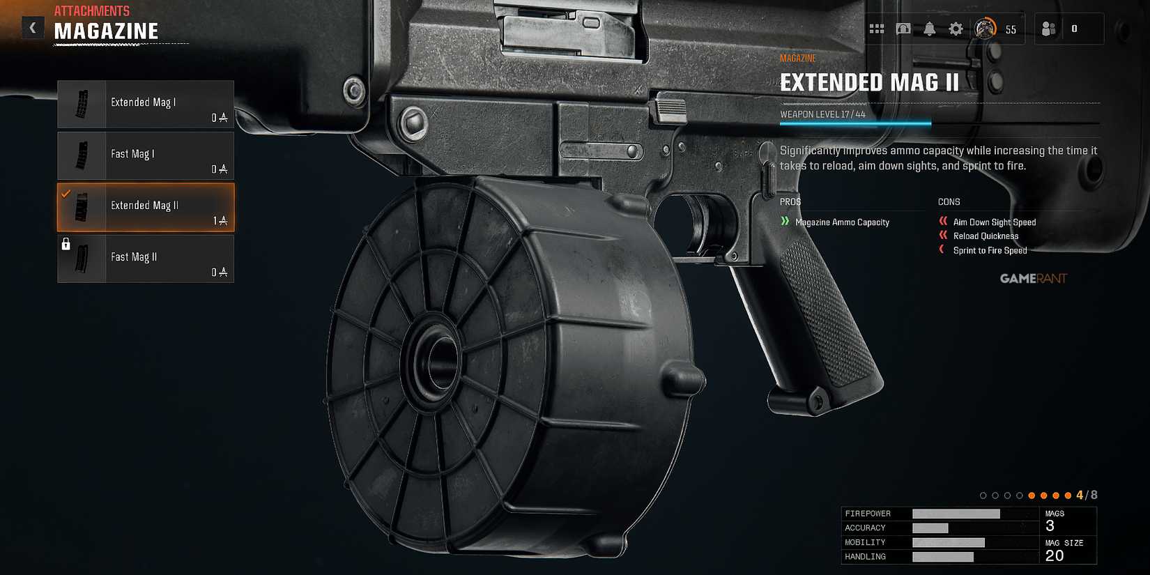 Extended Mag II Attachment in Black Ops 6 Zombies 