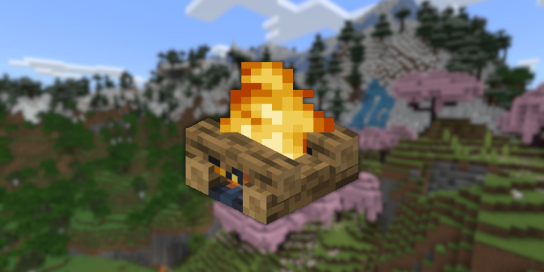 Campfire in Minecraft