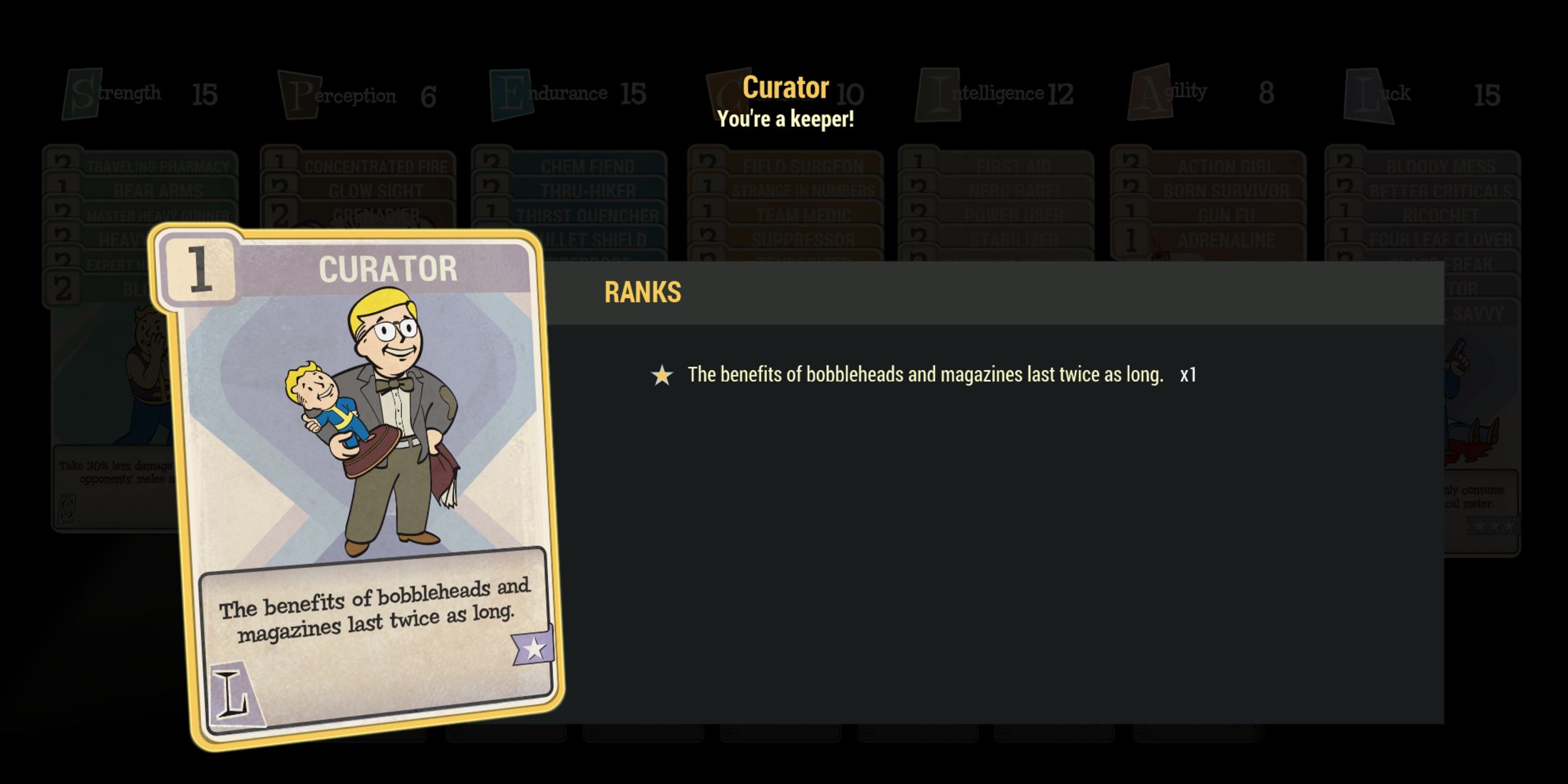 In Defense of Fallout 76's Bobbleheads
