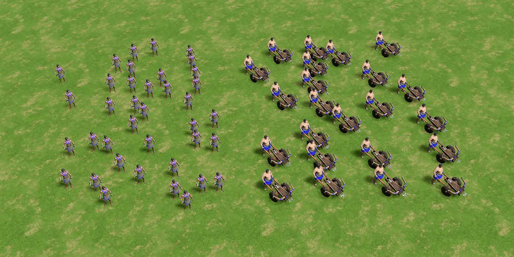 Fanatics & Cheiroballista In Age Of Mythology Retold