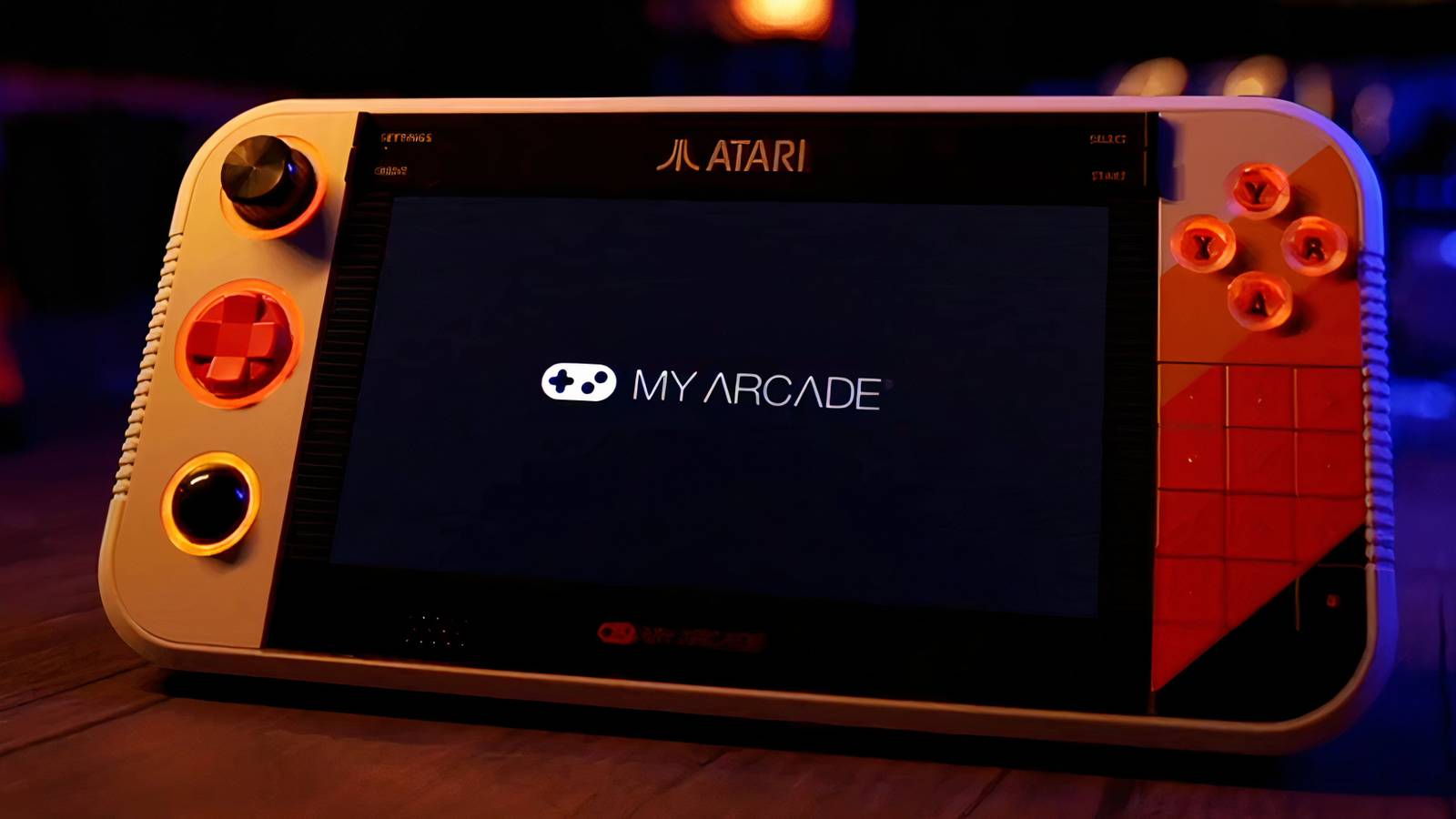 Image of the Atari Gamestation Go from the official glimpse video. 