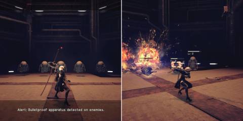 2B With The Virtuous Treaty Equipped & Using It In Battle 