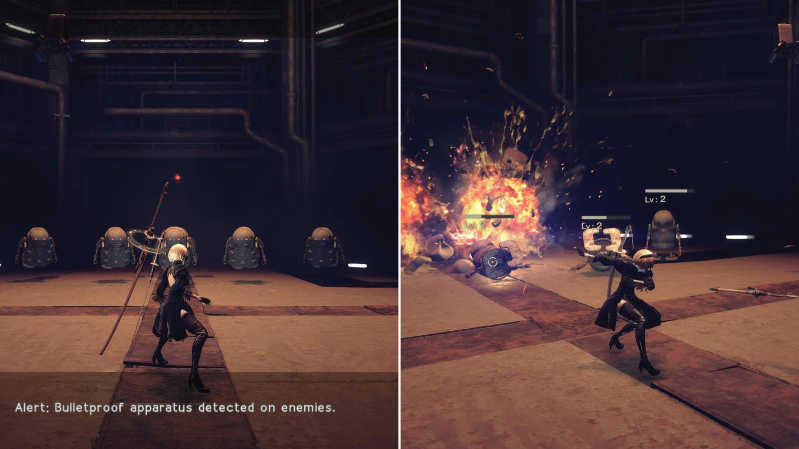 2B With The Virtuous Treaty Equipped & Using It In Battle 