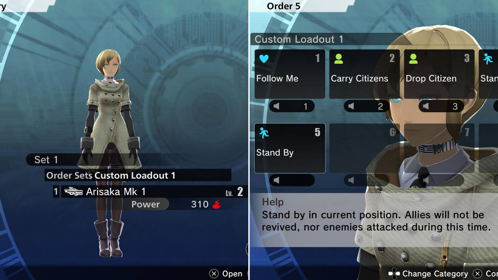 The Accessory's Loadout & Order List