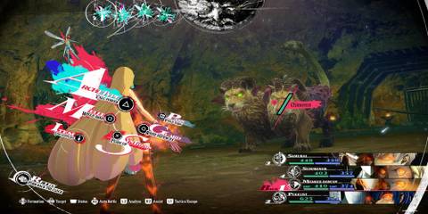 Junah Facing A Chimenza In Battle 