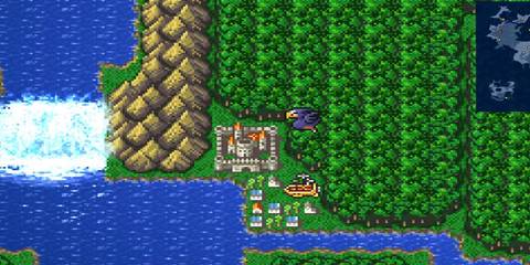 the world map from final fantasy 4