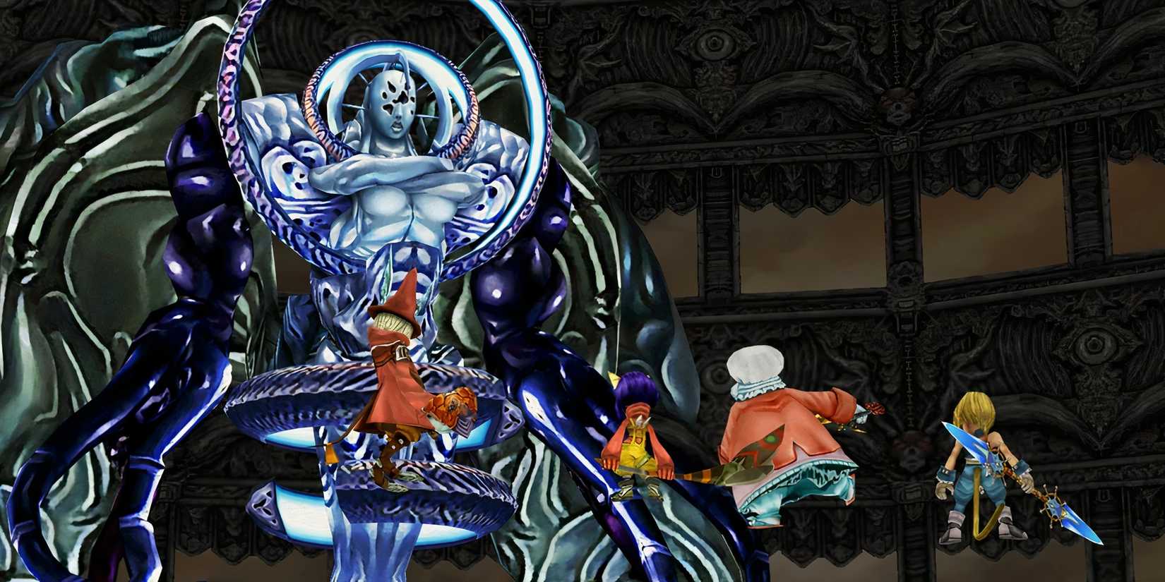 Fighting Necron in Final Fantasy 9