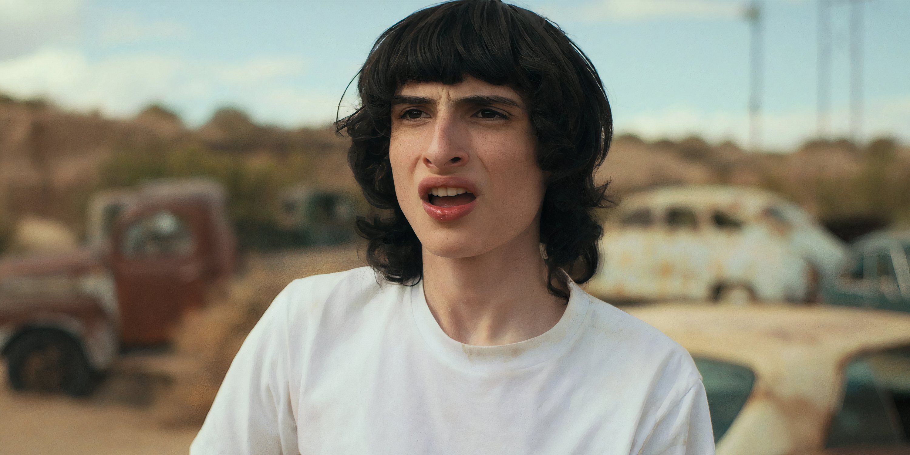 Finn Wolfhard acting in Stranger Things 