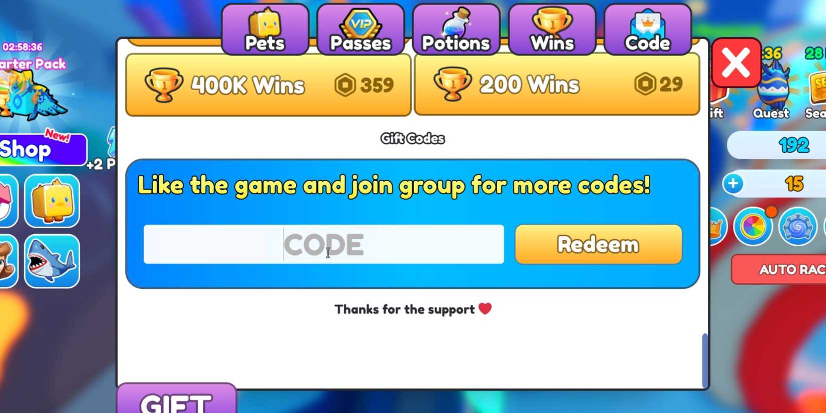 Roblox: Fish Training Codes