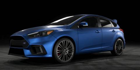 Blue Ford Focus RS In Need For Speed Unbound 