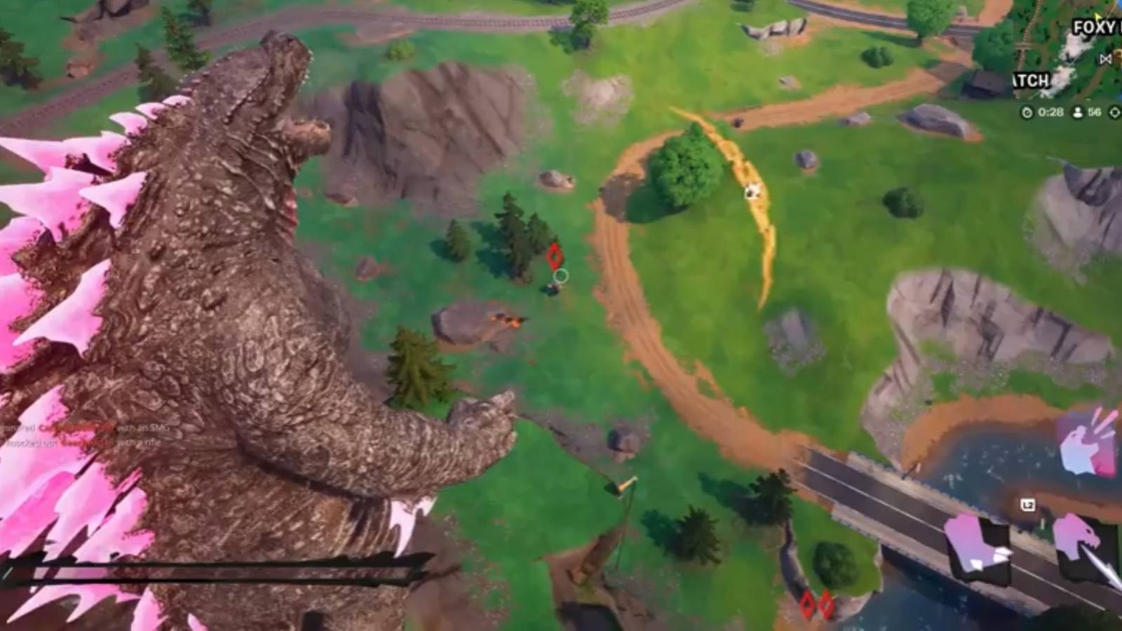 fortnite fans are having fun with godzilla event