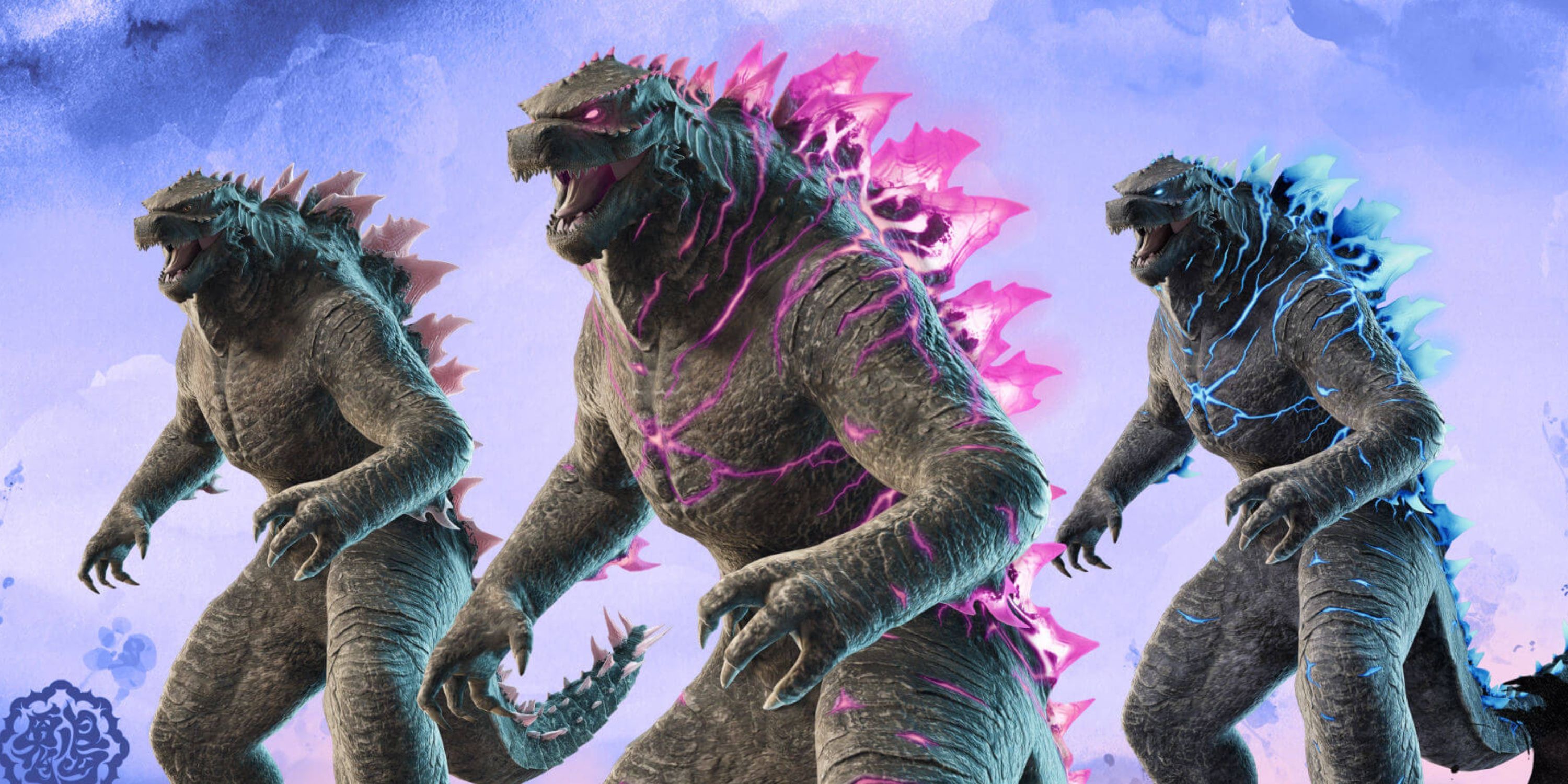 fortnite godzilla skin variants