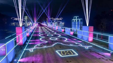 Forza Horizon 5 Midnight Muscle Neon Decorations