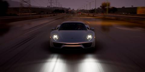 The 2014 Porsche 918 Spyder in Forza Horizon 5 (2021)