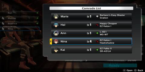 The Player Choosing Comrades For An Operation