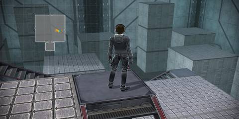 The Player Standing Within The Cell Garden 