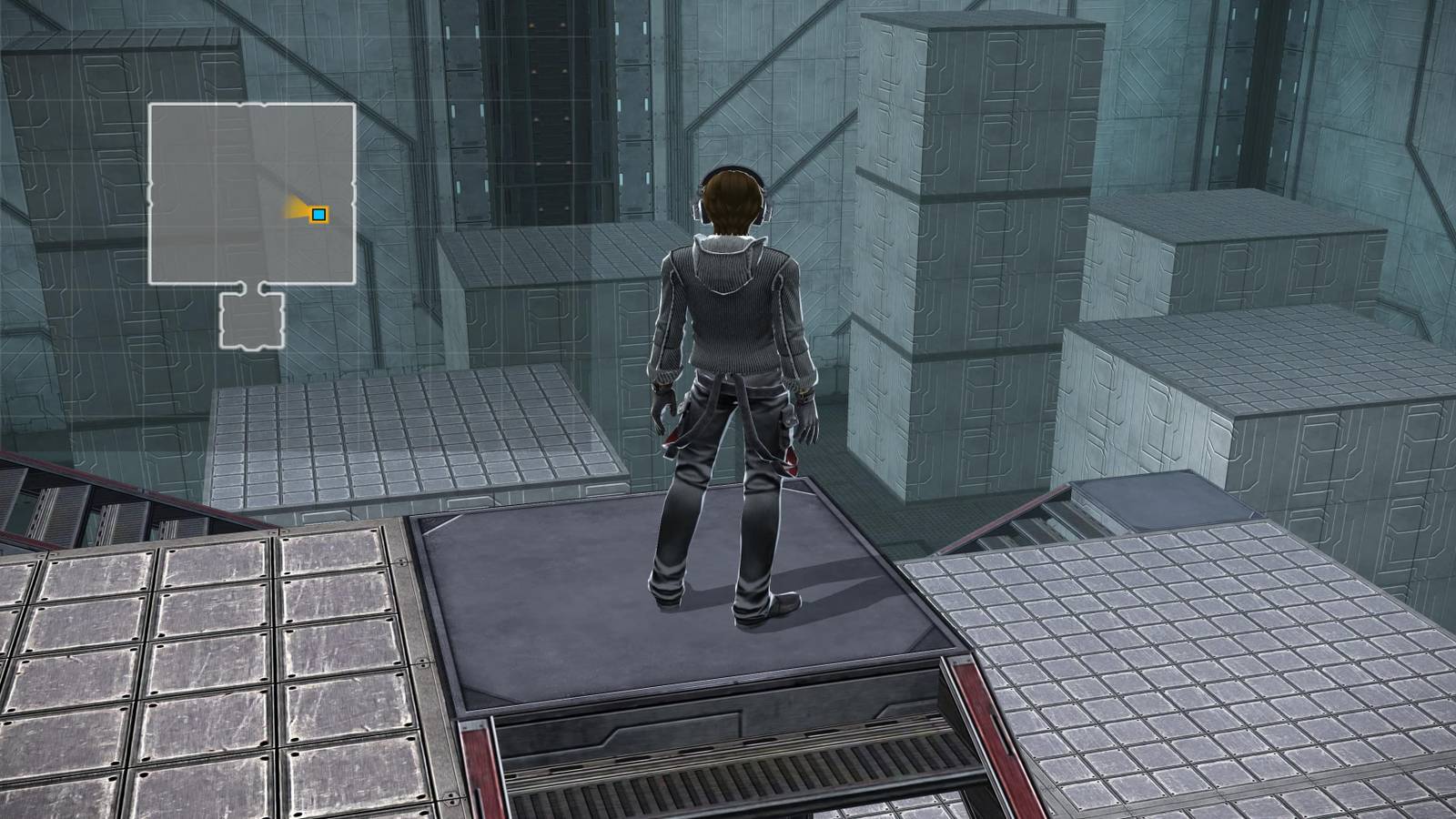 The Player Standing Within The Cell Garden 