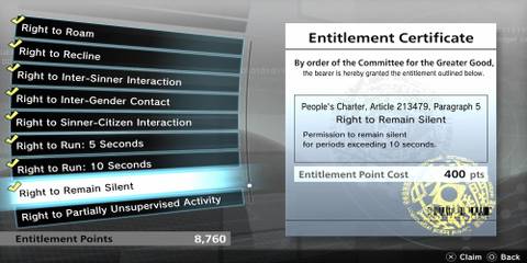 The Player Purchasing The Right To Remain Silent Entitlement