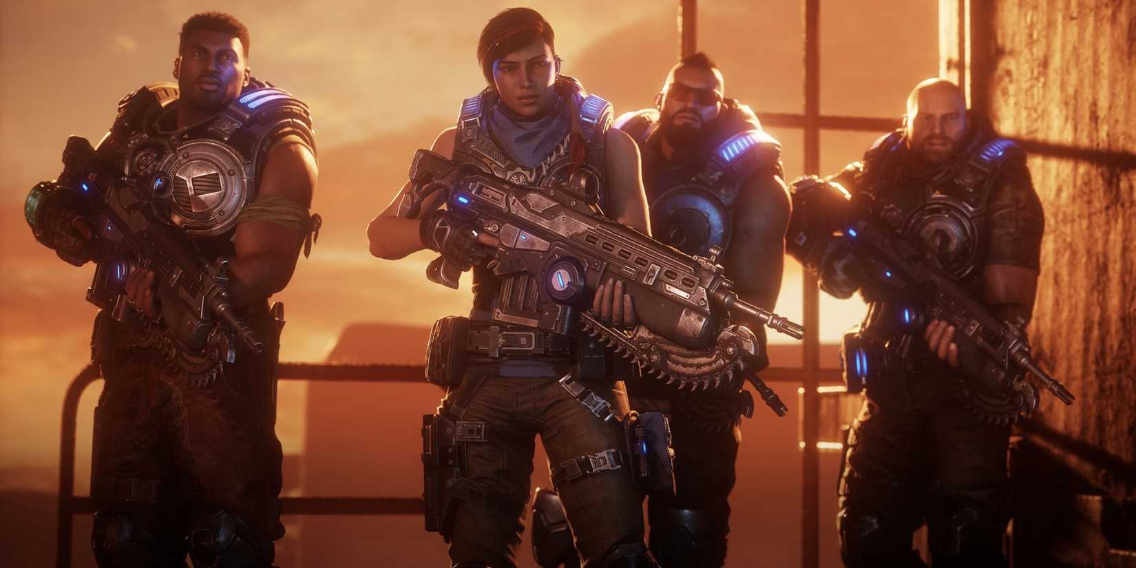 Gears of War Delta Squad Kait Diaz JD Fenix ​​del Walker Fahz Chutani