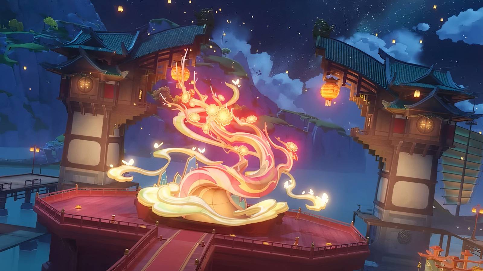 Genshin IMpact Lantern Rite Festival 2025 Event Xiao Lanterns Liyue Harbor