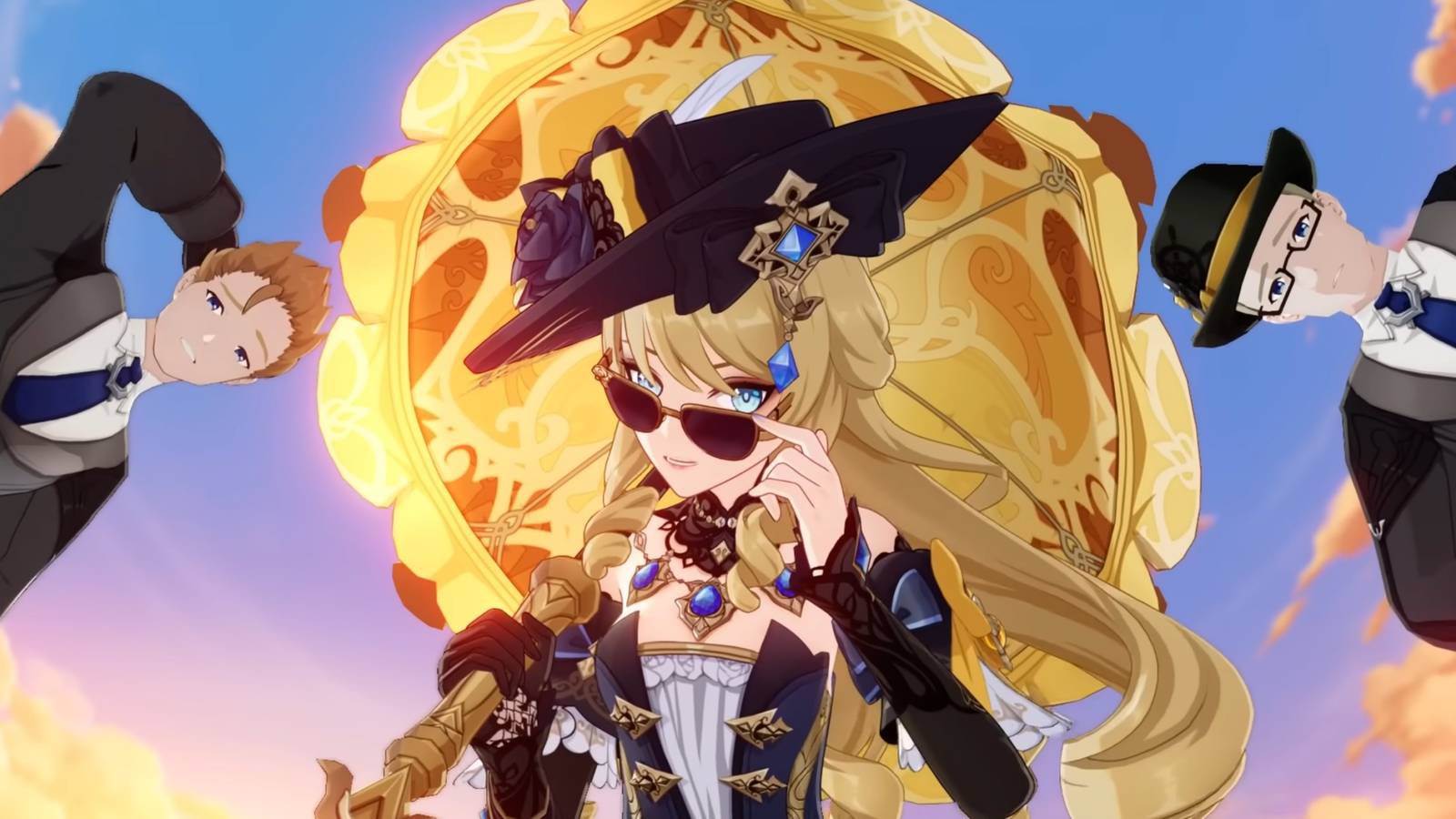 Genshin Impact Navia fan skin concept