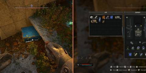 Get the Stash by the Cafe in River Port Building in Pripyat Stalker 2-1