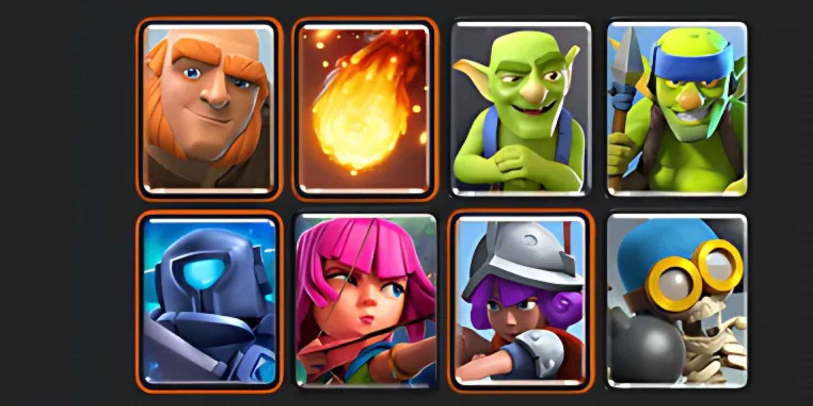 Giant beatdown deck in clash royale for arena 6