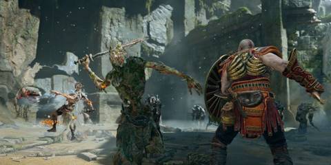 God of War battle