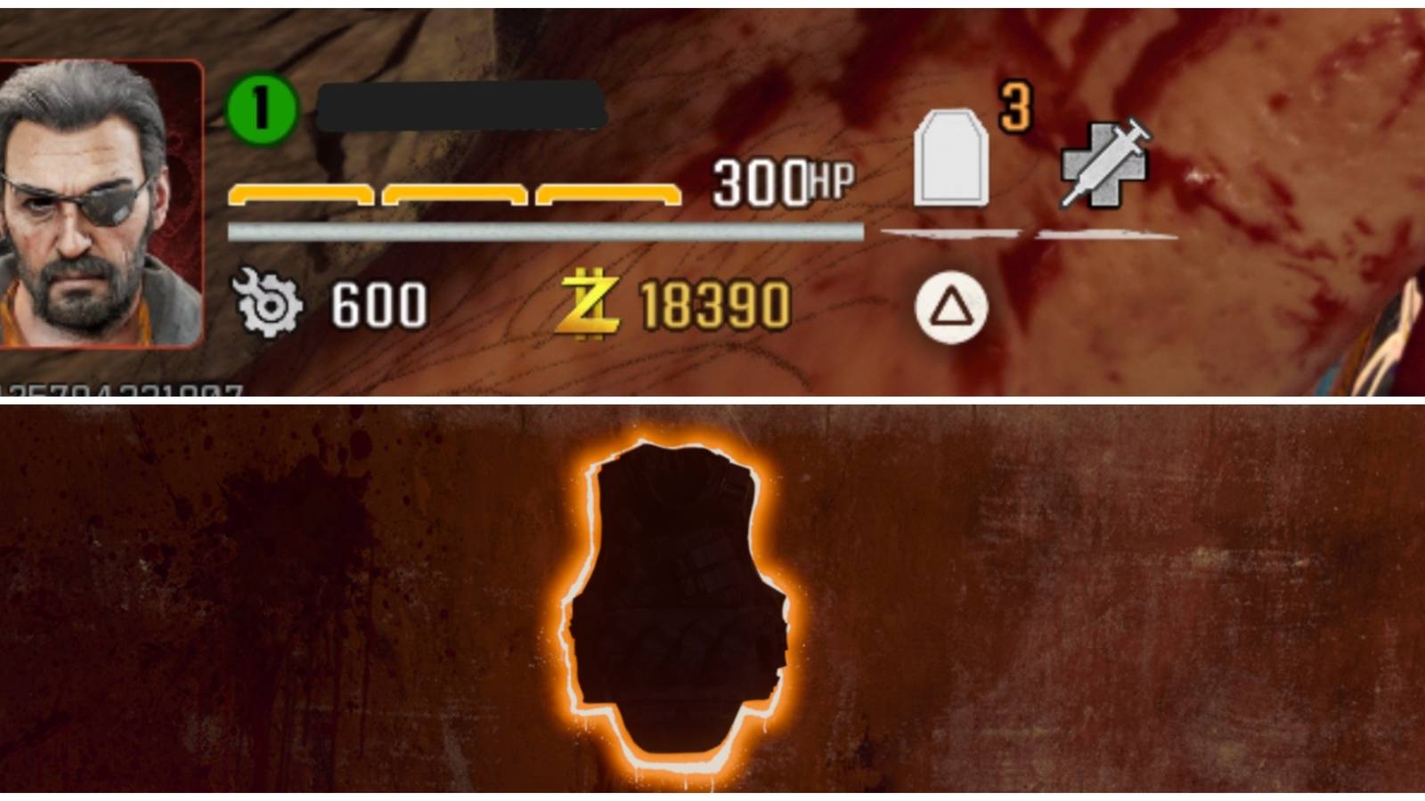 gold armor (tier 4 armor) in the tomb