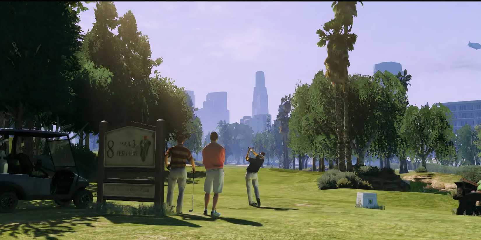 Golfing in GTA Online