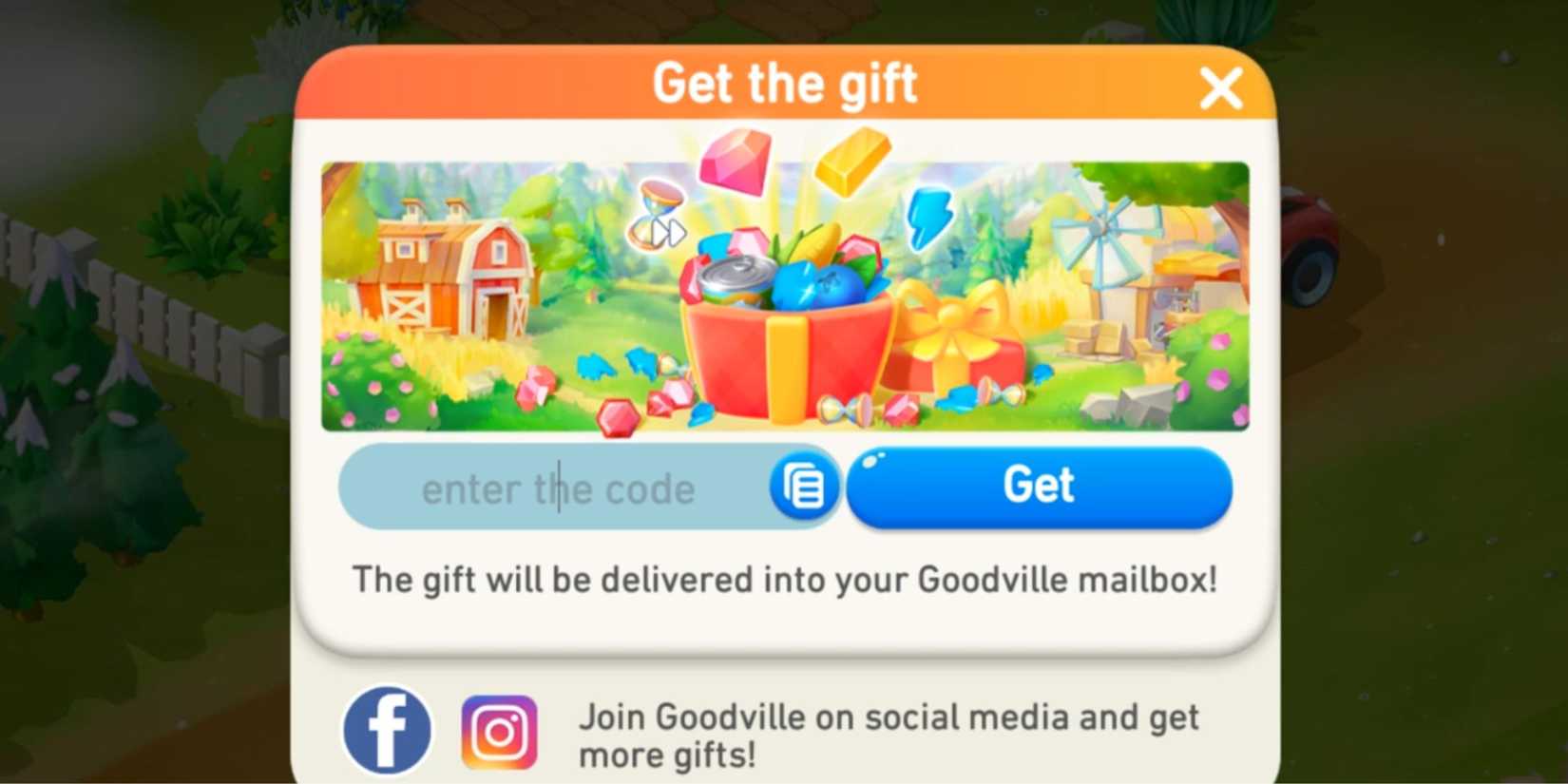Goodville the codes tab