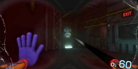 Grabbing the Plug Above Operating Room Poppy Playtime Chapter 4