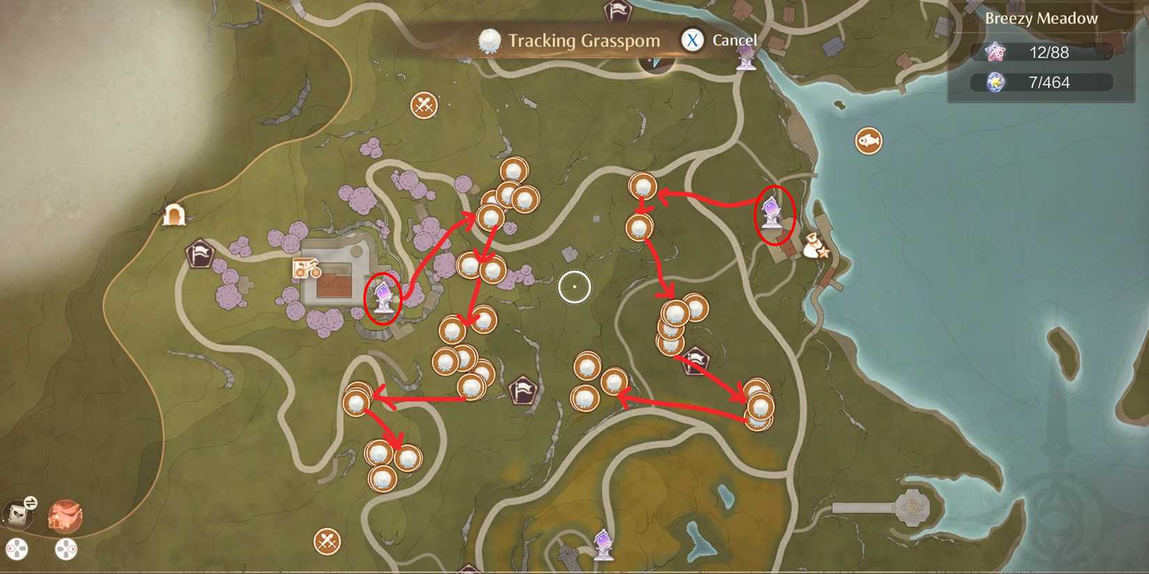 grasspom location 3 in infinity nikki