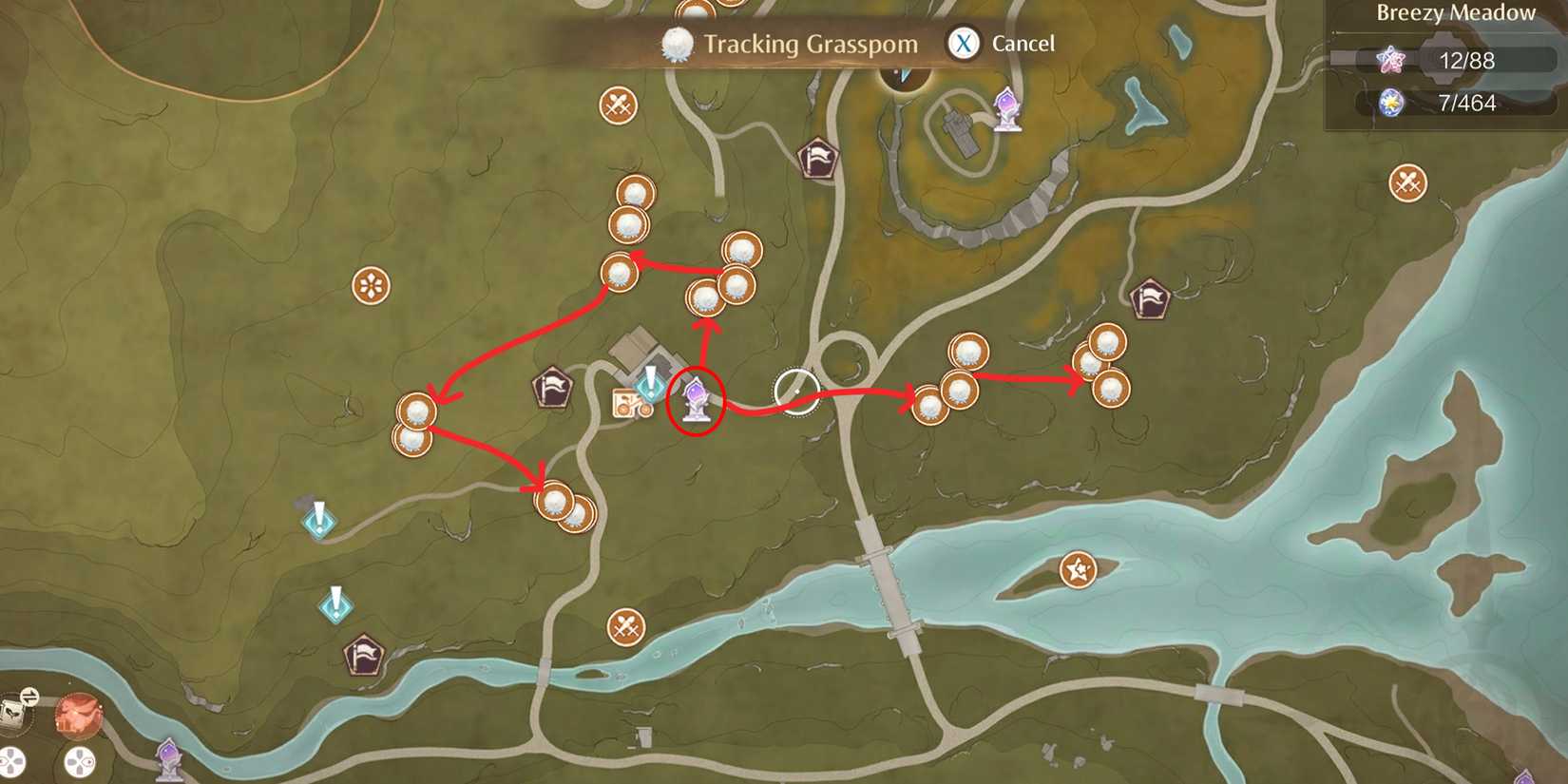 grasspom location 4 in infinity nikki