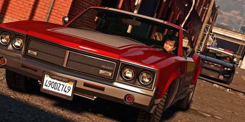 Michael being chased in GTA 5