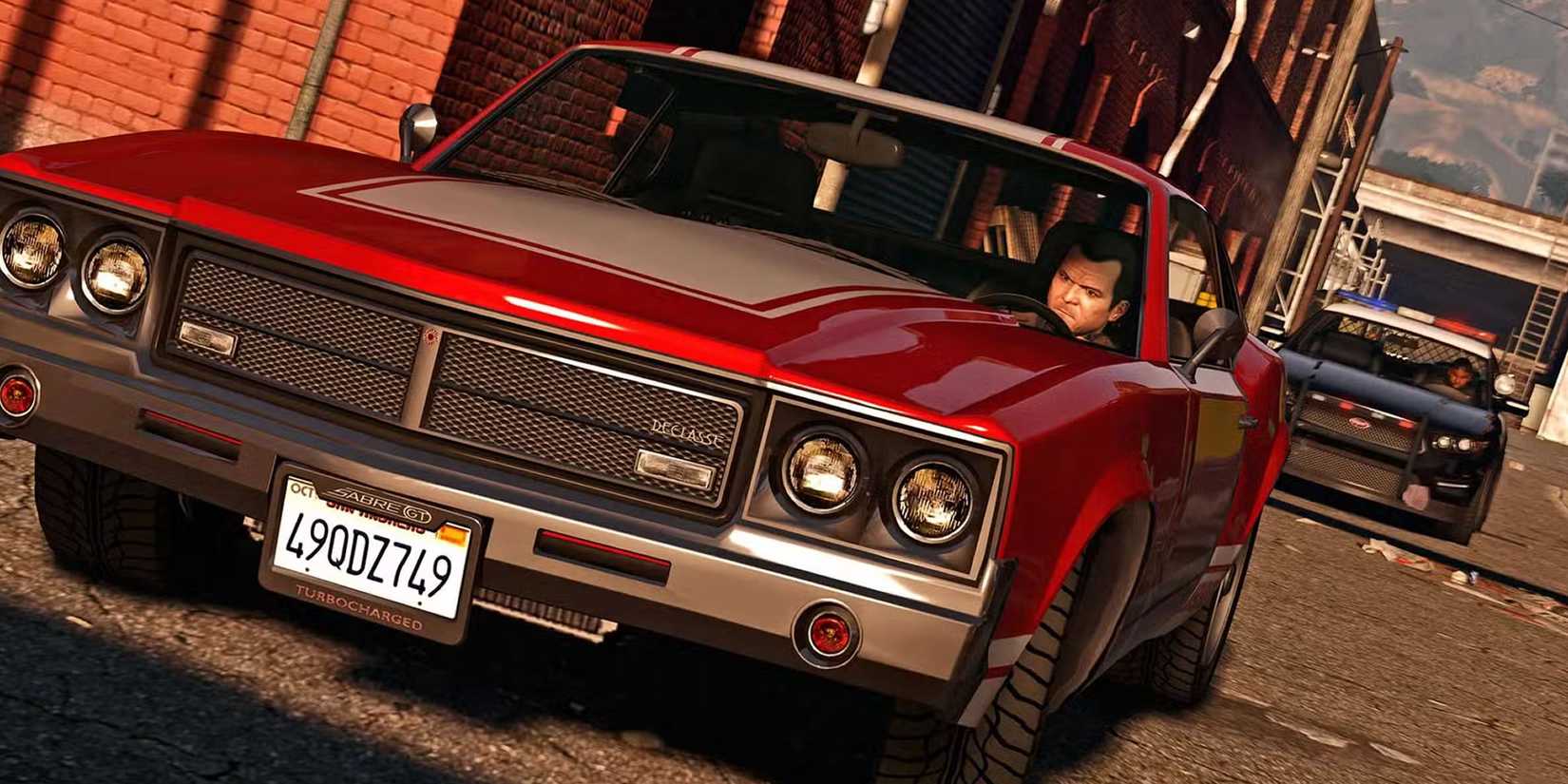 Michael being chased in GTA 5