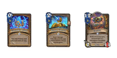 hearthstone heroes of starcraft great dark beyond mini set protoss druid cards