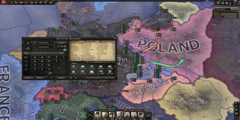 Hearts of Iron 4 troop movements